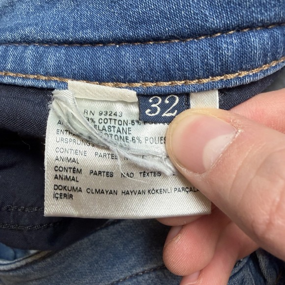 Diesel Denim Sweatpants Men 32x32 Blue Thavar-NE Slim Skinny Patch Designer - Picture 6 of 14